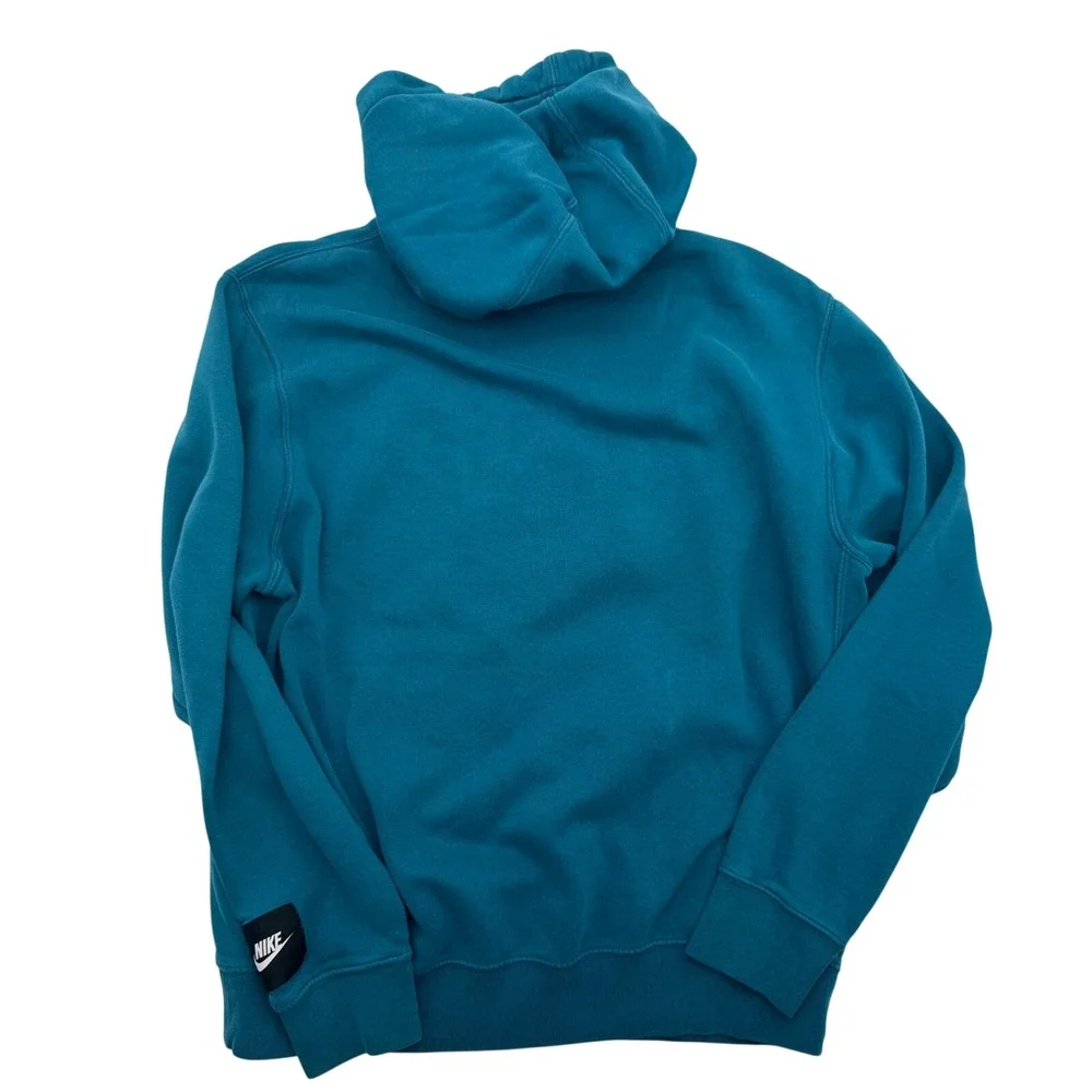 Nike Just Do It Graphic Hoodie Teal Womens Medium